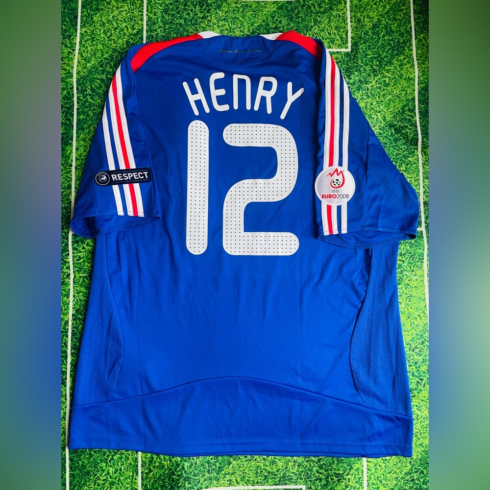 THIERRY HENRY FRANCE 2008 ADIDAS AUTHENTIC JERSEY - Picture 3 of 12